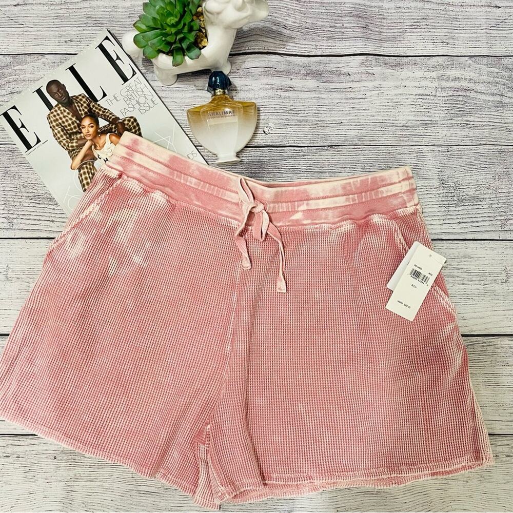 Splendid - NWT Mineral Wash Waffle Knit Shorts - Picture 2 of 8